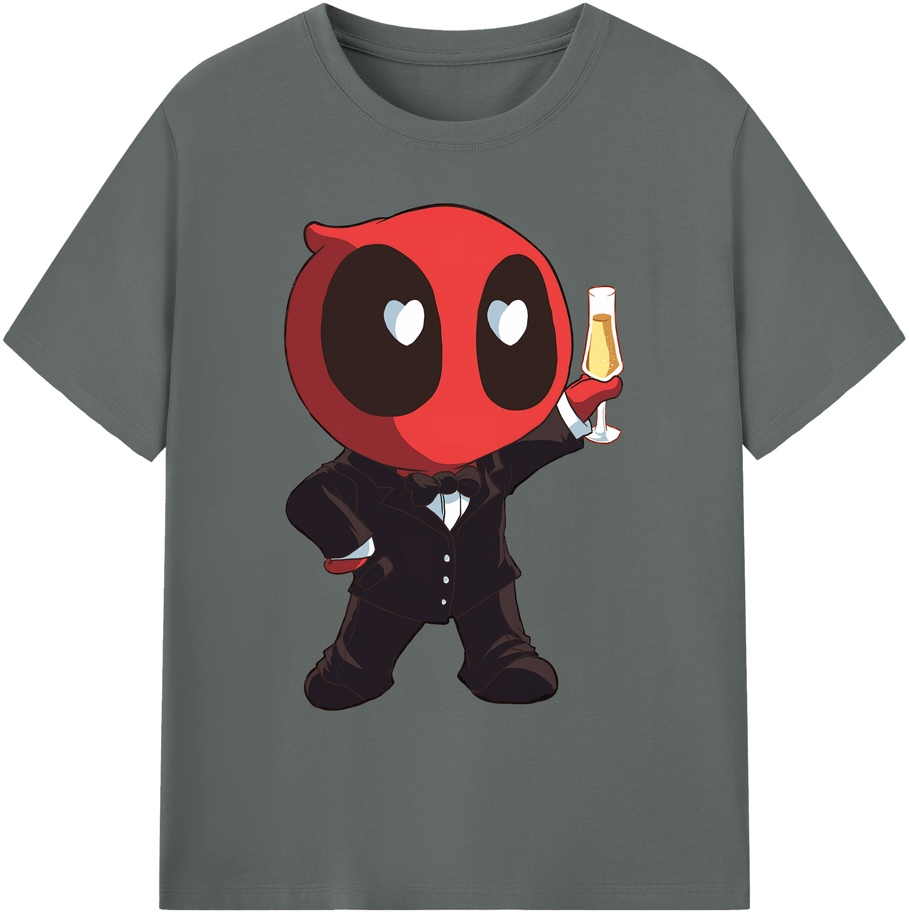 （画像用） Deadpool デッドプール 綿100％ メンズ半袖Tシャツ｜肌触りやわらか＆通気性
